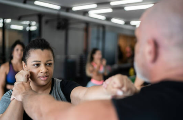 Cours de cardio-boxe à la RDLT9