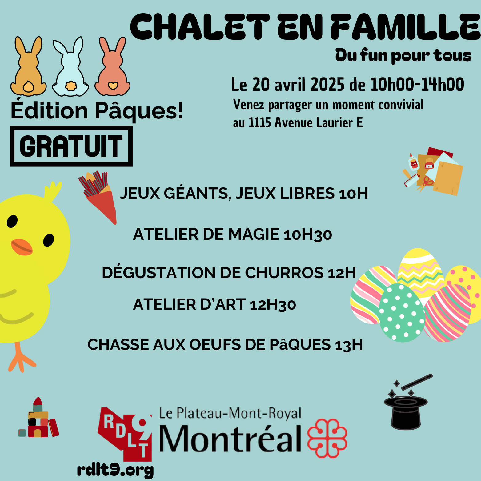 Chalet en famille! RDV le 20 avril